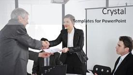  Presentation with congratulations - Slide deck with greatjob - congratulations great job background and a light gray colored foreground