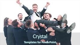  Presentation with group of people praying to god - Beautiful slide deck featuring congratulations promotion - group of young people congratulating backdrop and a tawny brown colored foreground