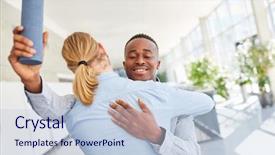  Presentation with congratulation - Amazing PPT layouts having congratulations to african student backdrop and a lemonade colored foreground