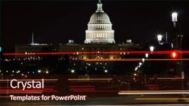  Presentation with congress - PPT theme having congress - washington dc in the night background and a wine colored foreground