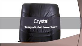  Presentation with office chair - Colorful PPT theme enhanced with congressman - office chair and desk isolated backdrop and a dark gray colored foreground