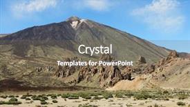  Presentation with volcano - Amazing PPT layouts having conical volcano mount teide or el teide in tenerife is spain's highest mountain it has featured as the location of many hollywood films and is the premier tourist attraction in the canaries backdrop and a violet colored foreground