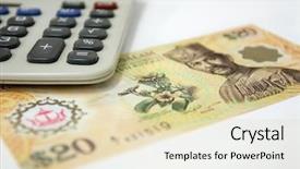  Presentation with yellow and teal design music note - PPT layouts consisting of conjoint - girl hold a note which background and a soft green colored foreground