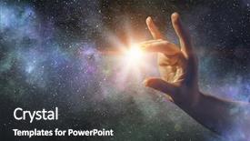  Presentation with interaction - PPT theme with connect god - connection and interaction concept mixed background and a dark gray colored foreground