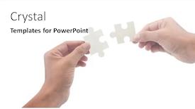  Presentation with solutions business - Slide set featuring connecting-jigsaw-puzzle-business-solutions background and a white colored foreground