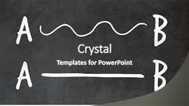  Presentation with digital image processing - Beautiful presentation design featuring connecting pie charts and graph backdrop and a  colored foreground