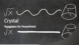  Presentation with digital image - Presentation enhanced with connecting pie charts and graph background and a  colored foreground