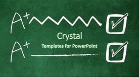  Presentation with close up of digital multimeter - Colorful PPT theme enhanced with connecting pie charts and graph backdrop and a  colored foreground