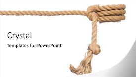  Presentation with rope - Colorful PPT theme enhanced with isolated on the white background backdrop and a white colored foreground