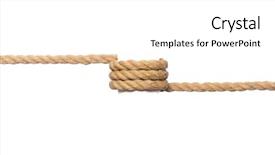  Presentation with hanging rope pictures white - Presentation design featuring rope isolated on the white background and a white colored foreground