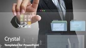  Presentation with artificial neural network structure fragment - Cool new slide deck with connection diagram - social network structure backdrop and a gray colored foreground