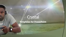  Presentation with green hills - Amazing PPT theme having connections on green hills background backdrop and a gray colored foreground