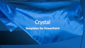  Presentation with freeze - Audience pleasing PPT layouts consisting of connective tissue - satins in freeze motion backdrop and a teal colored foreground