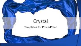  Presentation with freeze - Beautiful PPT theme featuring connective tissue - satins in freeze motion backdrop and a  colored foreground