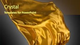  Presentation with physics motion - Theme featuring connective tissue - satins in freeze motion background and a tawny brown colored foreground