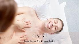  Presentation with conquer - Slide deck with conquered man background and a  colored foreground