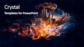  Presentation with hard work - Theme enhanced with concept of success hard work background and a  colored foreground