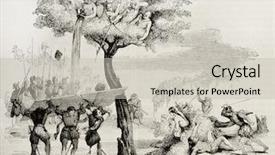  Presentation with music central america - Cool new PPT layouts with conquistadores - spanish conquistadors fighting against central-americn backdrop and a light gray colored foreground