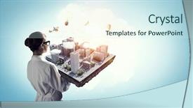  Presentation with development - Presentation theme enhanced with conquistadores - this is gonna be best background and a sky blue colored foreground