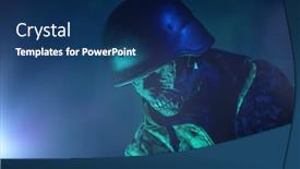  Presentation with zombie - Slide set consisting of consequences-of-nuclear-war-zombie background and a  colored foreground