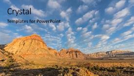  Presentation with las vegas nevada - Beautiful presentation theme featuring conservation area a popular natural backdrop and a teal colored foreground