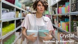  Presentation with alcohol cute - PPT theme consisting of conservatory - image of thoughtful beautiful cute background and a coral colored foreground