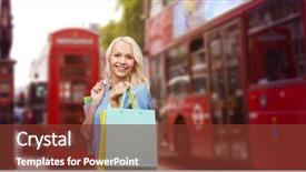  Presentation with rural tourism people adventure - PPT theme with consommateur touristique - people holidays tourism travel background and a tawny brown colored foreground