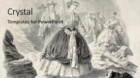  Presentation with journal - Colorful slide set enhanced with consort - empress eugenie excursion backdrop and a light gray colored foreground