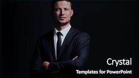  Presentation with lawyer - PPT theme enhanced with constant - confident is a successful lawyer background and a  colored foreground