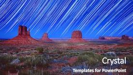  Presentation with arizona - Slide deck with constellations stars - monument valley arizona usa star background and a tawny brown colored foreground