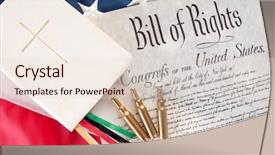  Presentation with bill rights - Colorful slides enhanced with bill of rights by bible backdrop and a lemonade colored foreground