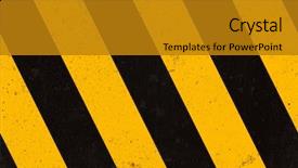  Presentation with aluminium seamless metal texture - Colorful slide deck enhanced with constraction - seamless concrete warning strips texture backdrop and a gold colored foreground