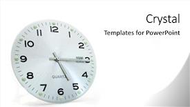  Presentation with simple - PPT theme having constraints - simple watch showing 15 past background and a white colored foreground