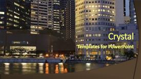  Presentation with empire state building night - Amazing slide deck having construction company - colorful city night with business backdrop and a  colored foreground