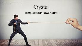  Presentation with man in suit and tie - Theme enhanced with construction competition - man in dark business suit background and a light gray colored foreground