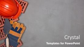  Presentation with top hat - Amazing presentation design having construction-concept-stack-of-new backdrop and a gray colored foreground