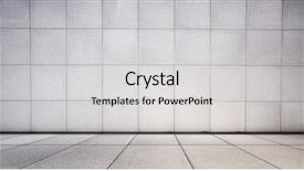  Presentation with interior - Colorful PPT layouts enhanced with construction concrete blocks - empty modern interior backdrop and a light gray colored foreground