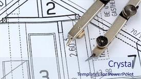  Presentation with blueprint - Beautiful slide deck featuring young woman with sinus pressure pain backdrop and a lemonade colored foreground