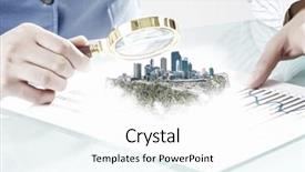  Presentation with construction - Slide deck having construction expertise concept mixed media background and a cool aqua colored foreground