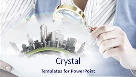  Presentation with construction - Colorful PPT theme enhanced with construction expertise concept mixed media backdrop and a sky blue colored foreground