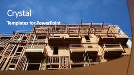  Presentation with framework - Audience pleasing PPT theme consisting of construction home construction building construction backdrop and a teal colored foreground