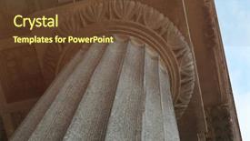  Presentation with construction law - Slide deck featuring construction law - closeup of building in neoclassical background and a tawny brown colored foreground