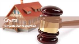  Presentation with construction law - Cool new presentation with construction law - real estate concept isolated backdrop and a coral colored foreground