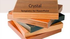  Presentation with construction materials - Presentation theme with construction materials - stack of wood floor samples background and a coral colored foreground