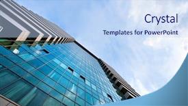  Presentation with money construction - Colorful PPT theme enhanced with construction money - square side of pane backdrop and a sky blue colored foreground