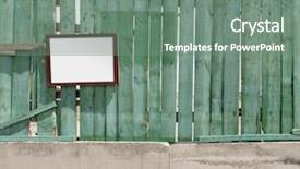  Presentation with lumber - Amazing PPT layouts having construction paint - old weathered grunge fence outdoors backdrop and a gray colored foreground