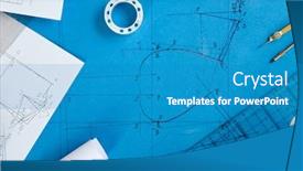  Presentation with fashion accessories - Beautiful PPT layouts featuring construction-plan-of-a-fashion backdrop and a teal colored foreground