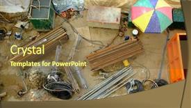  Presentation with foundation - Slides consisting of construction site background and a  colored foreground