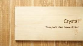  Presentation with wood planks - Colorful presentation design enhanced with construction supplies - wood planks on wooden table backdrop and a lemonade colored foreground