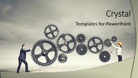  Presentation with elements - Slide deck with aromatherapy candles burning and bath background and a coral colored foreground